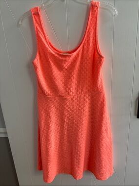 Mossimo Supply Co. Coral Fit & Flare Dress - Size Medium
